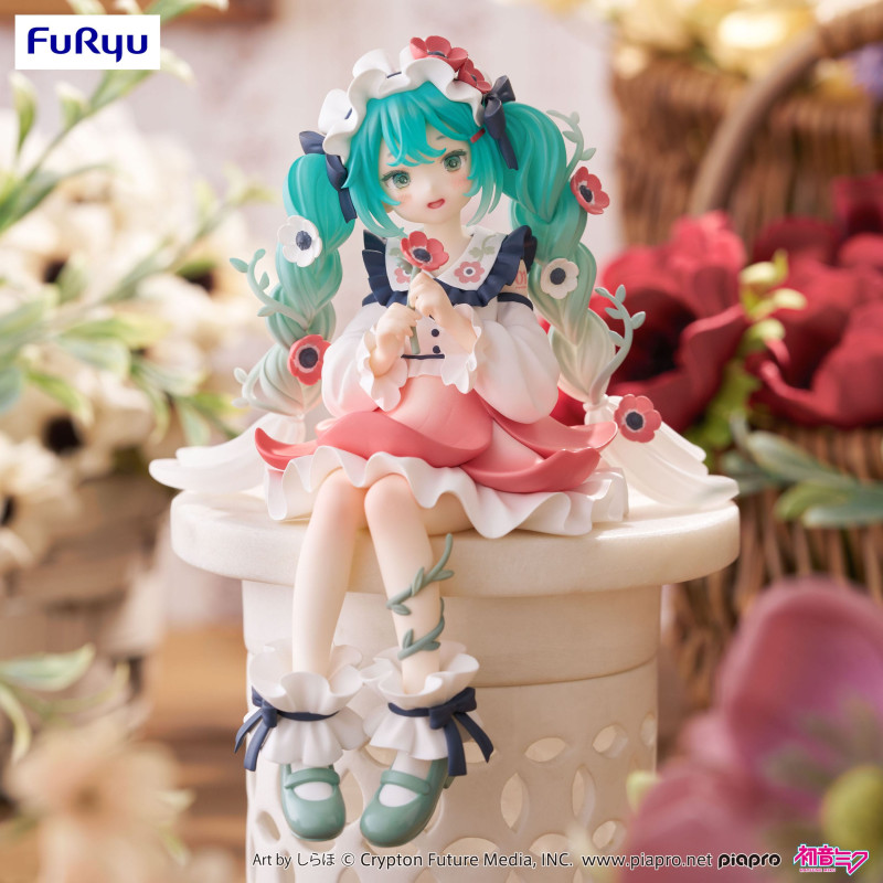 HATSUNE MIKU FLOWER FAIRY ANEMONE STATUETTE PVC NOODLE STOPPER HATSUNE MIKU 14 CM