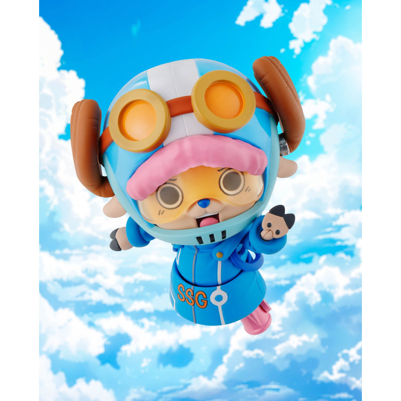 TONY TONY CHOPPER ONE PIECE FIGURINE S H FIGUARTS FUTURE ISLAND EGGHEAD 7 CM