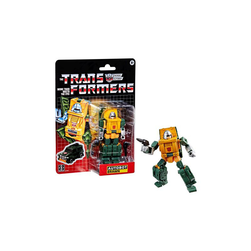 BRAWN RETRO TRANSFORMERS G1 FIGURINE 15 CM