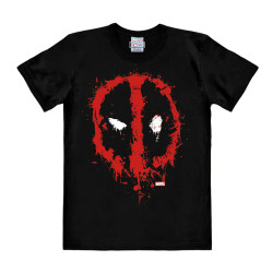 MARVEL DEADPOOL FACE TSHIRT MEDIUM SIZE