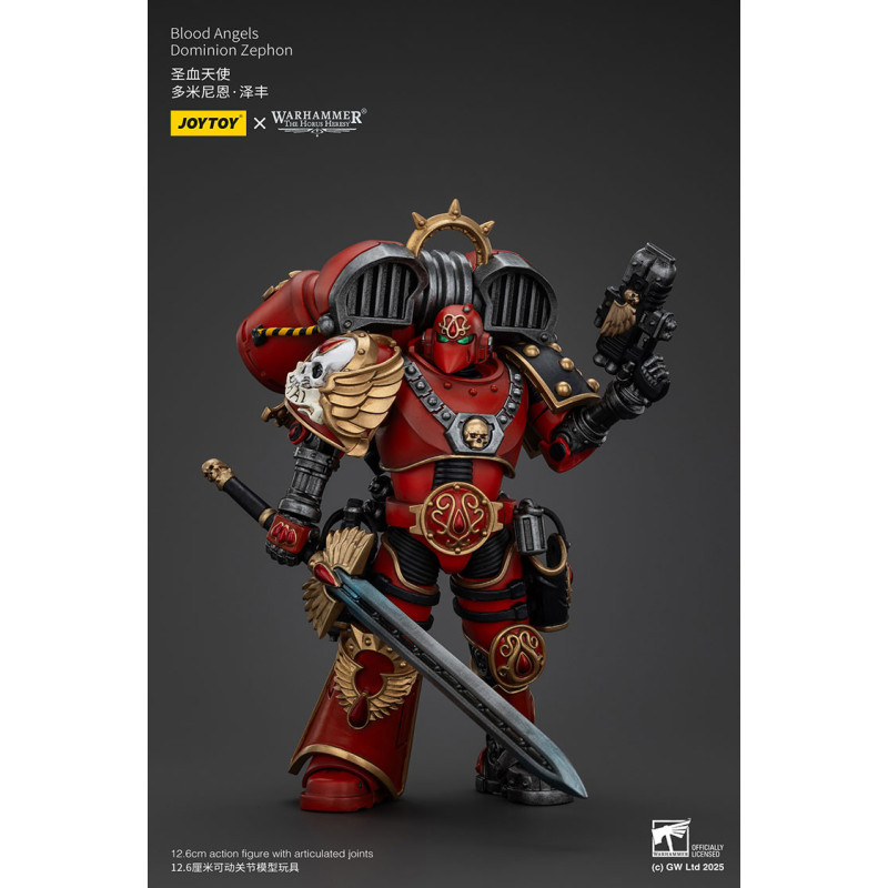 BLOOD ANGELS DOMINION ZEPHON WARHAMMER THE HORUS HERESY FIGURINE 12 CM