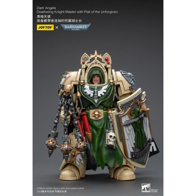 DARK ANGELS DEATHWING KNIGHT MASTER WITH FLAIL OF THE UNFORGIVEN WARHA