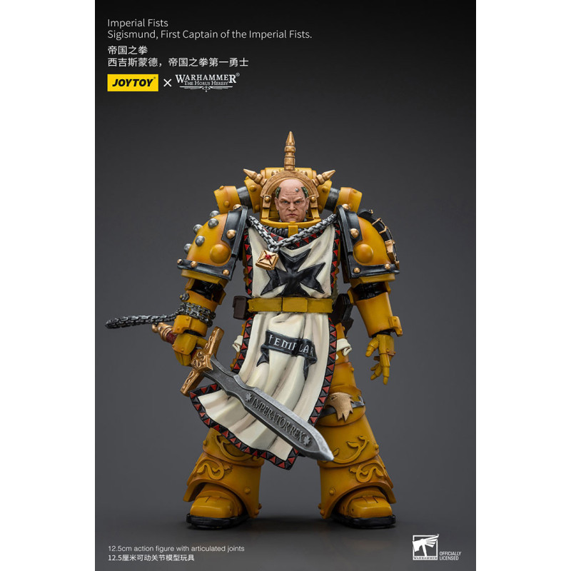 SIGISMUND FIRST CAPTAIN OF THE IMPERIAL FISTS WARHAMMER THE HORUS HERE