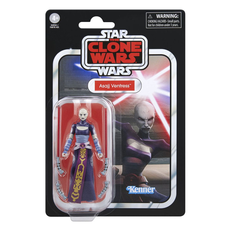 ASAJJ VENTRESS STAR WARS THE CLONE WARS VINTAGE COLLECTION FIGURINE 10