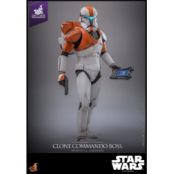 CLONE COMMANDO BOSS STAR WARS THE CLONE WARS FIGURINE 30 CM