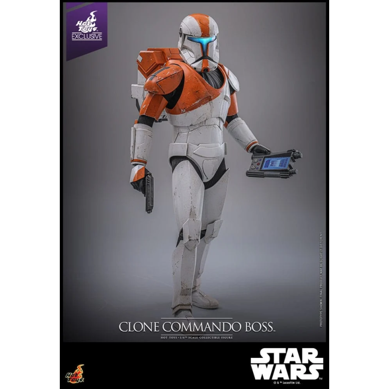 CLONE COMMANDO BOSS STAR WARS THE CLONE WARS FIGURINE 30 CM