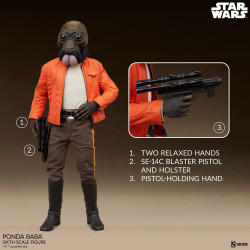 PONDA BABA STAR WARS FIGURINE SCUM AND VILLAINY 1 6 ART SCALE 30 CM