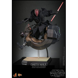 STAR WARS EPISODE 1 MOVIE MASTERPIECE DARTH MAUL WITH SPEEDER 29 CM
