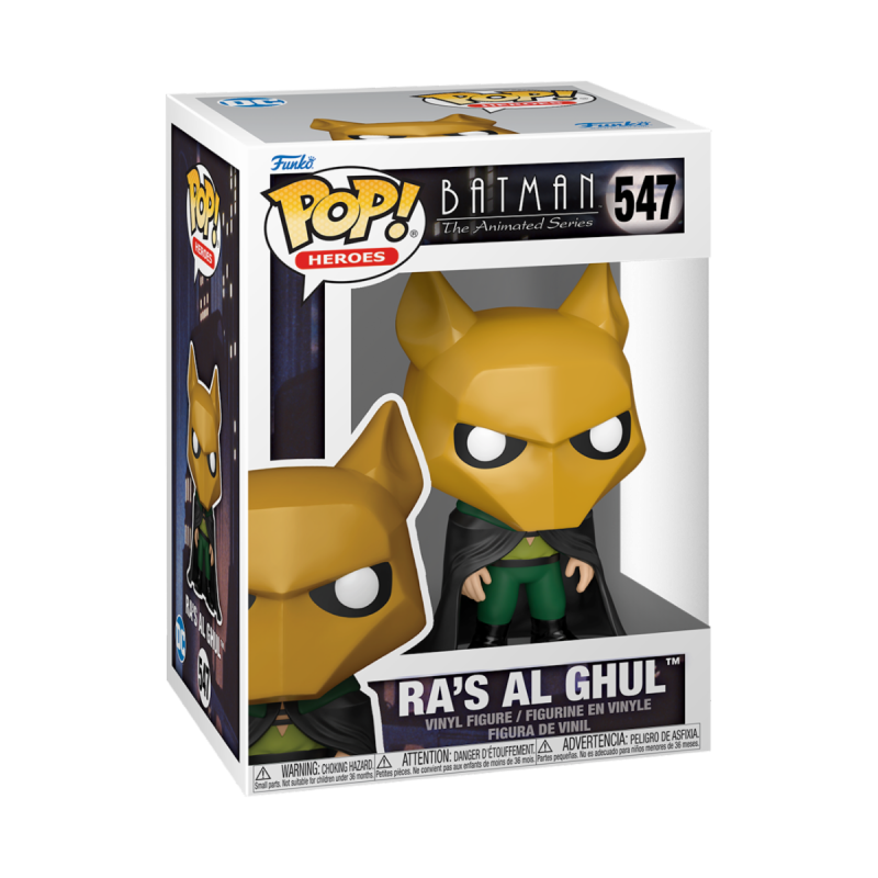 RAS AL GHUL POP ANIMATION BATMAN THE ANIMATED SERIES FIGURINE VINYL 9 