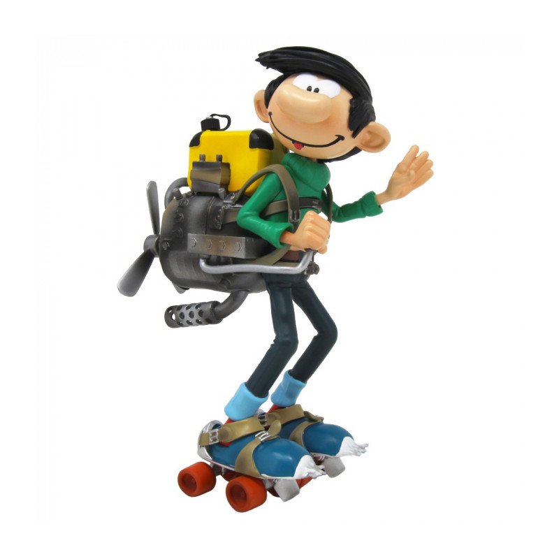 GASTON LAGAFFE MOTEUR SUR PATINS A ROULETTES