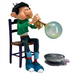 INVENTION DE GASTON LAGAFFE LA TROMPETTE A BULLES DE SAVON
