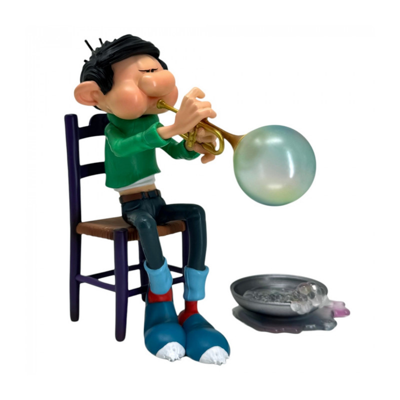 INVENTION DE GASTON LAGAFFE LA TROMPETTE A BULLES DE SAVON