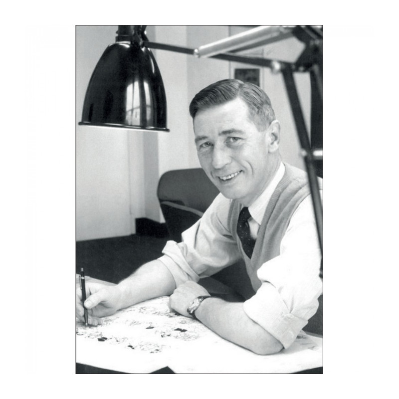 CARTE POSTALE PORTRAIT DE HERGE
