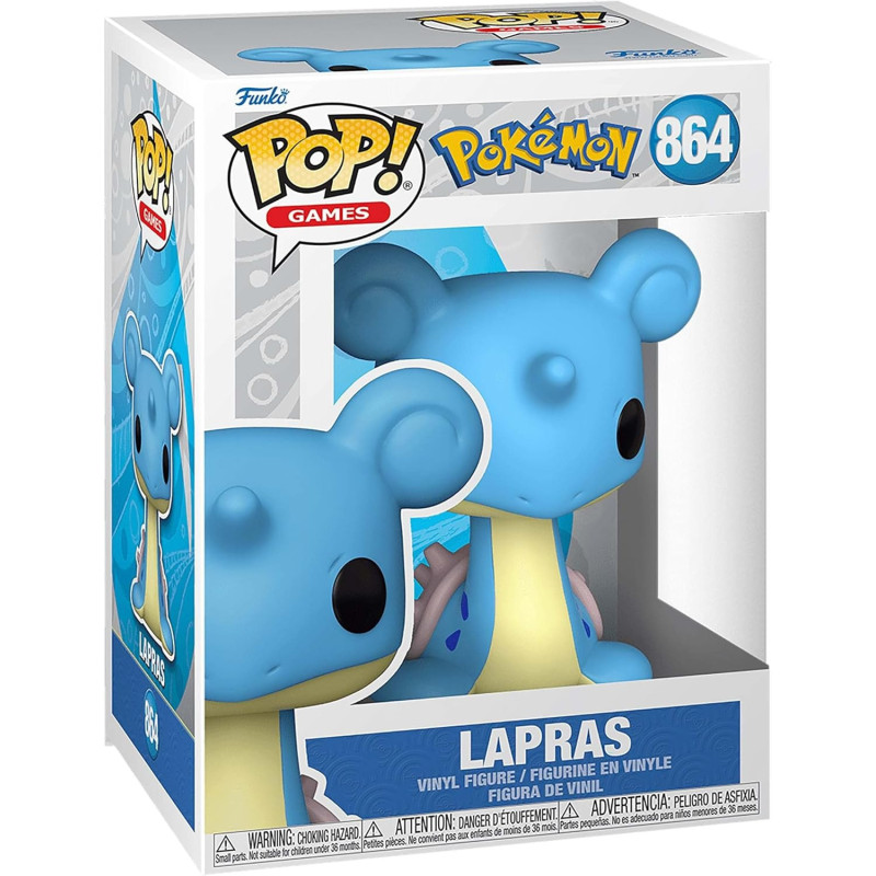 LAPRAS EMEA POKEMON POP GAMES VINYL FIGURINE 9 CM
