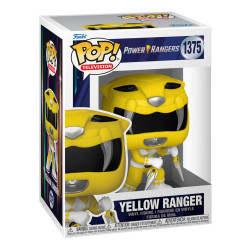 YELLOW RANGER POWER RANGERS 30TH FIGURINE POP TV VINYL 9 CM