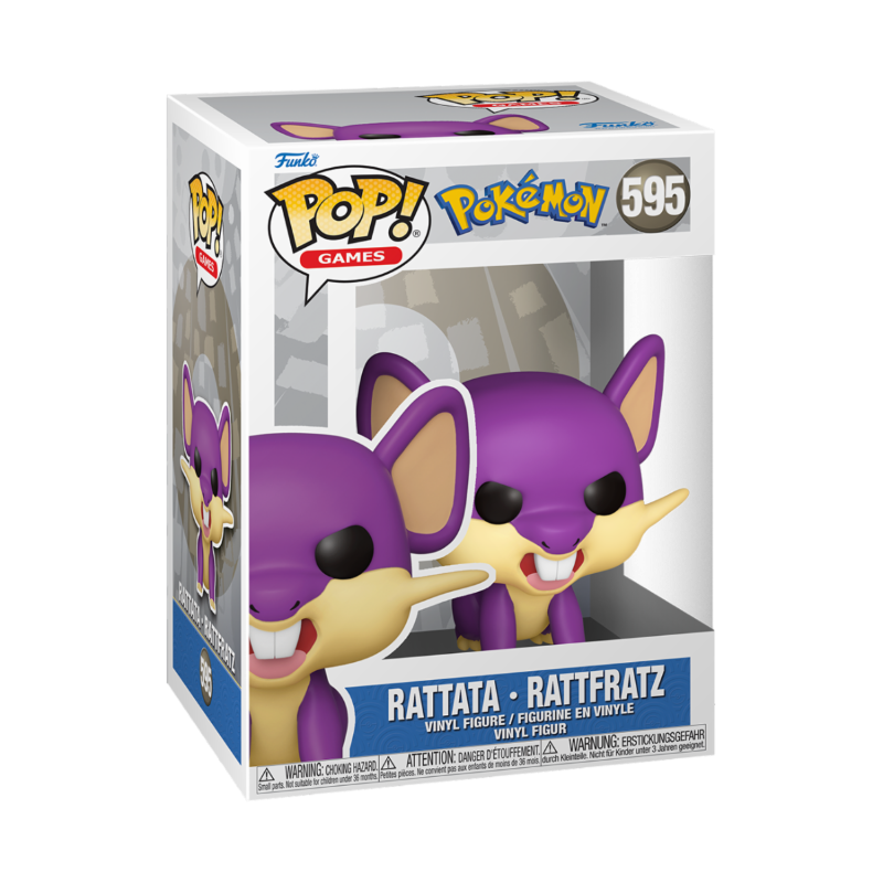 RATTATA POKEMON POP GAMES VINYL FIGURINE 9 CM