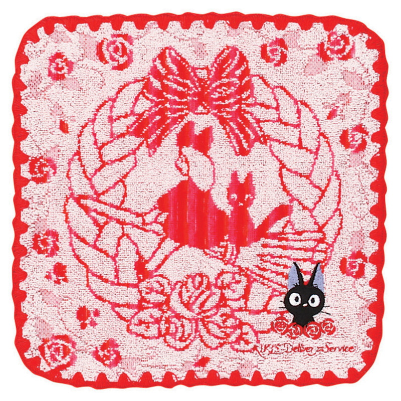 MINI SERVIETTE COURONNE DE PAIN 25x25 KIKI LA PETITE SORCIERE GHIBLI