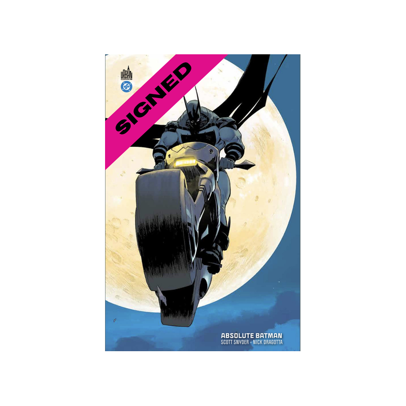 ABSOLUTE BATMAN TOME 1 AVEC JAQUETTE SIGNEE PAR NICK DRAGOTTA