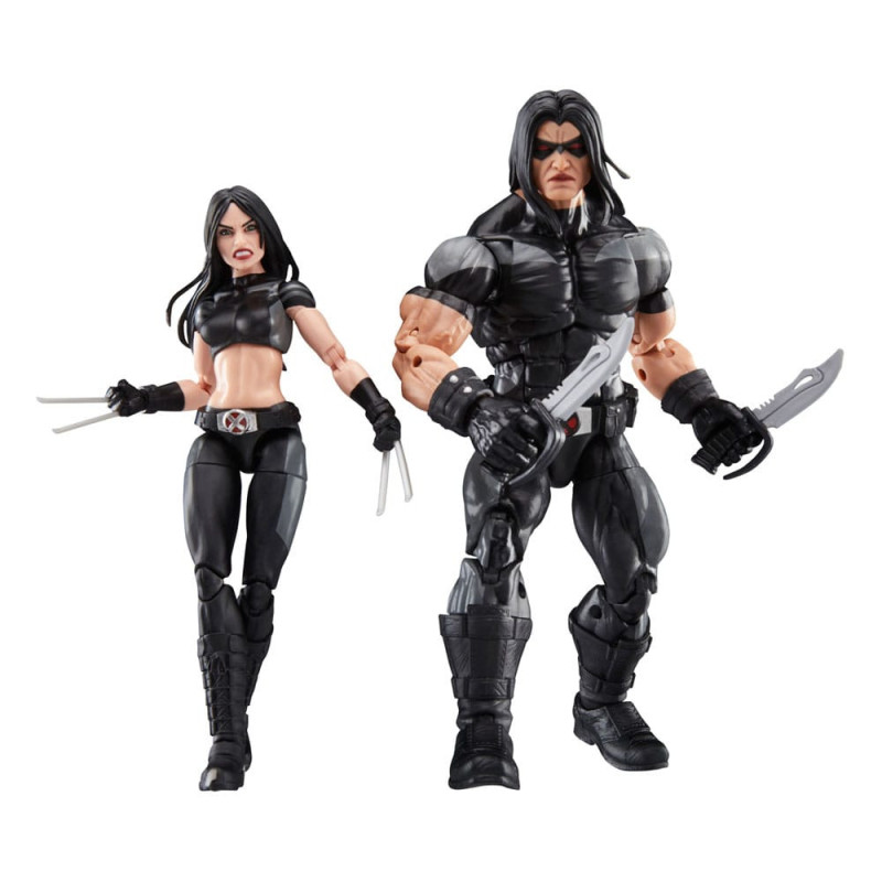 X 23 ET WARPATH MARVEL LEGENDS PACK 2 FIGURINES 15 CM