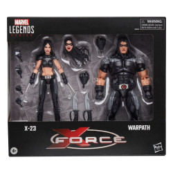 X 23 ET WARPATH MARVEL LEGENDS PACK 2 FIGURINES 15 CM
