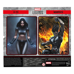 X 23 ET WARPATH MARVEL LEGENDS PACK 2 FIGURINES 15 CM