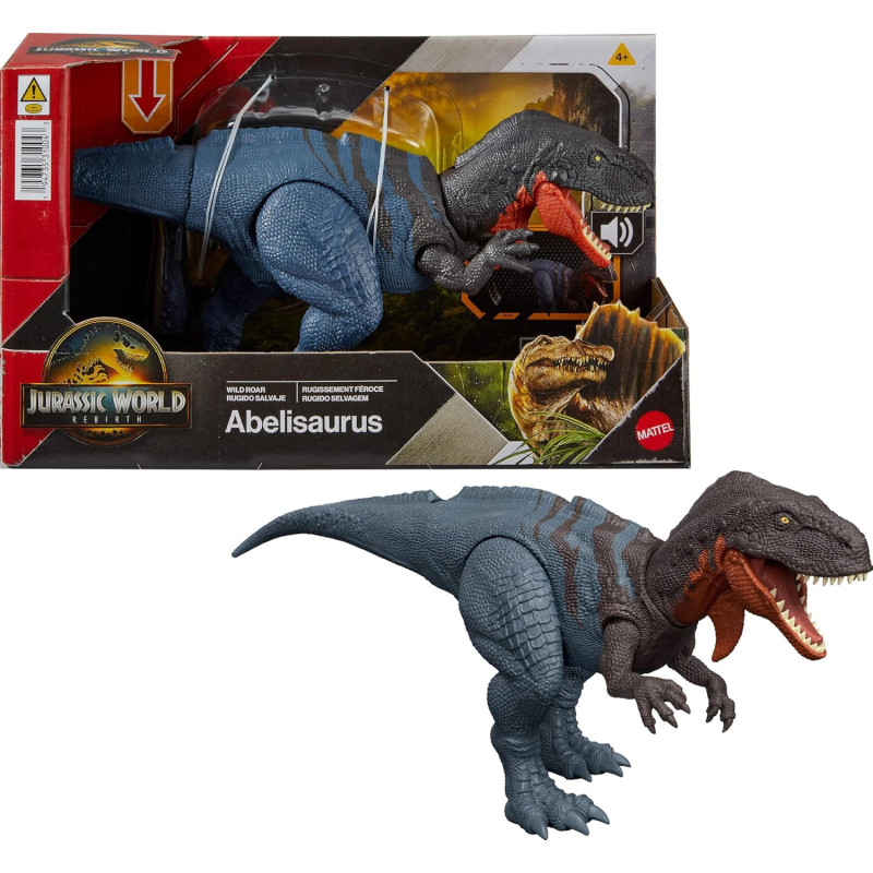 JURASSIC WORLD REBIRTH WILD ROAR ABELISAURUS AF