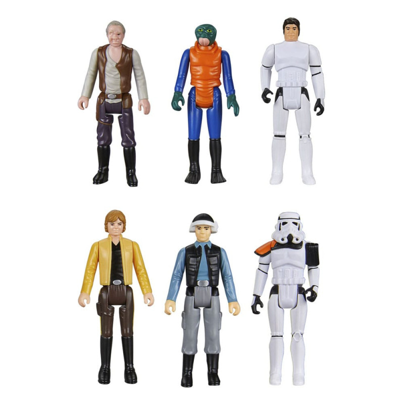 STAR WARS EPISODE IV RETRO COLLECTION 6 PACK FIGURINES 10 CM