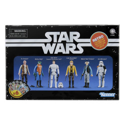 STAR WARS EPISODE IV RETRO COLLECTION 6 PACK FIGURINES 10 CM