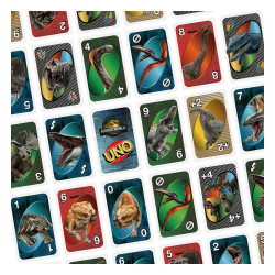 JURASSIC WORLD RENAISSANCE UNO JEUX DE CARTES