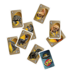 JURASSIC WORLD RENAISSANCE UNO JEUX DE CARTES
