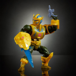 BUMBLEBEE ARMOR MAN AT ARMS MASTERS OF THE UNIVERSE X TRANSFORMERS FIG