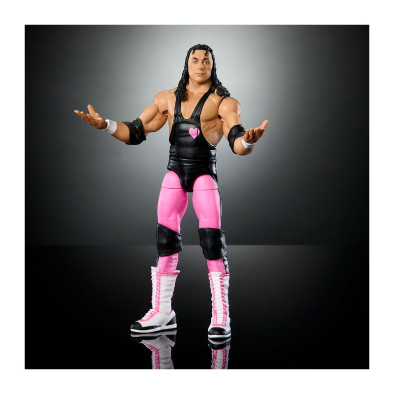 BRET HIT MAN HART WWE WRESTLEMANIA ELITE COLLECTION FIGURINE 15 CM