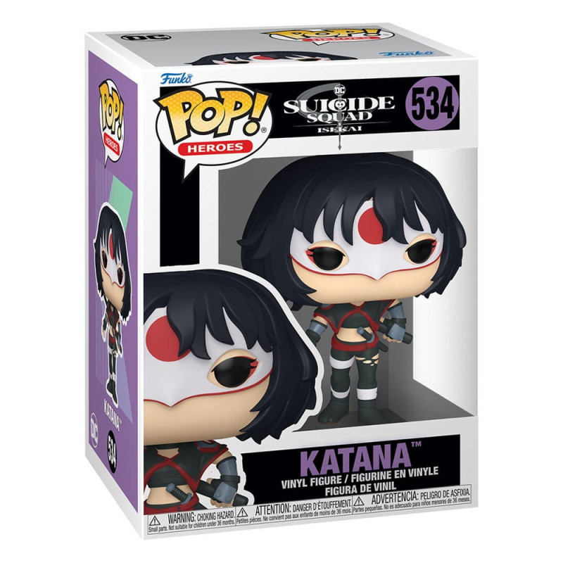 KATANA DC SUICIDE SQUAD ISEKAI POP  VINYL FIGURINE 9CM