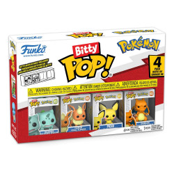 POKEMON PACK 4 FIGURINES BITTY POP  VINYL SERIES 3 2 CM
