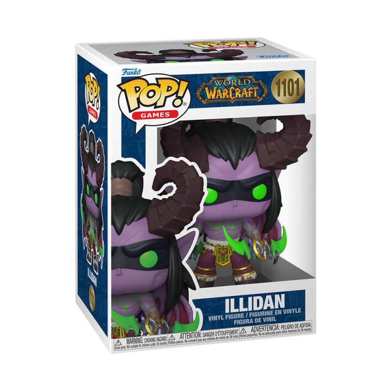 WORLD OF WARCRAFT POP GAMES FIGURINE ILLIDAN 9CM