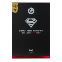 SUPERMAN BLACK AND WHITE ACCENT EDITION THE DARK NIGHT RETURNS FIGURIN