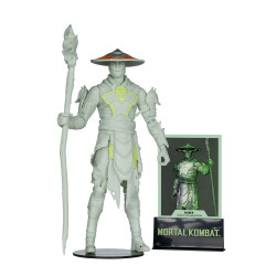 MORTAL KOMBAT GLOW IN THE DARK FIGURINE RAIDEN GOLD LABEL 18 CM