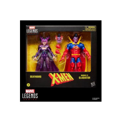 DEATHBIRD AND GLADIATOR X MEN MARVEL LEGENDS PACK 2 FIGURINES 15 CM