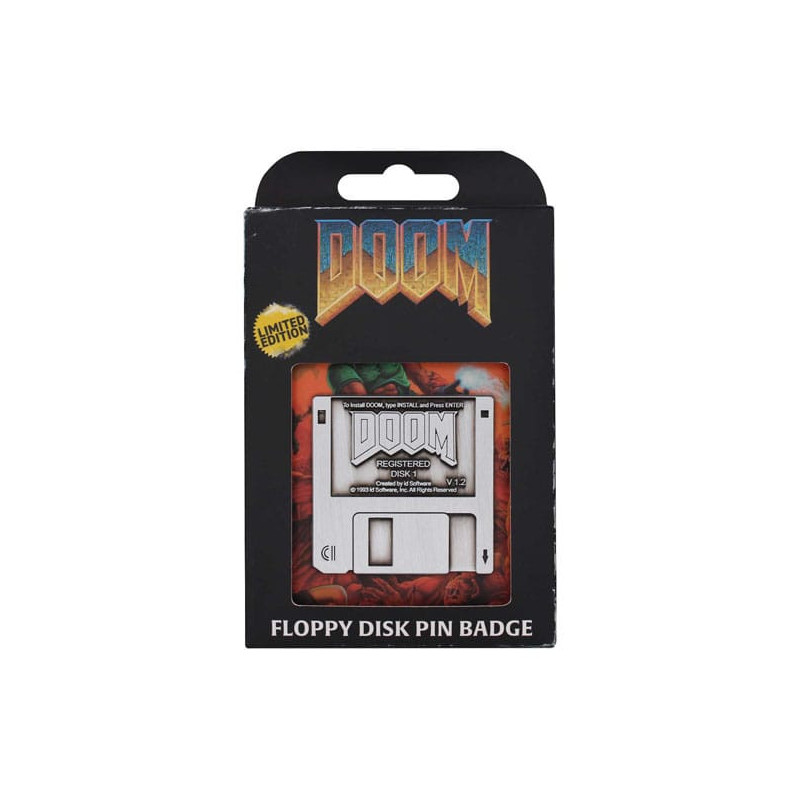 DOOM PIN FLOPPY DISK LIMITED EDITION
