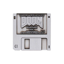DOOM PIN FLOPPY DISK LIMITED EDITION