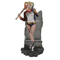 HARLEY QUINN BATMAN SUICIDE SQUAD VERSION FIGURINE FRICTION EN PVC 5CM