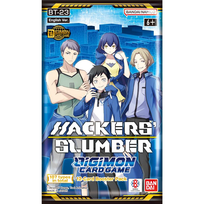 HACKERS SLUMBER BT 23 TCG DIGIMON CARD GAME BOOSTER