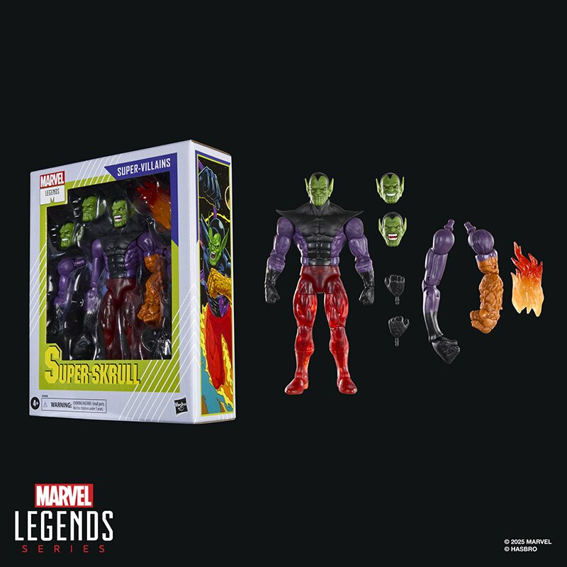 SUPER SKRULL EXCLU NYCC 2025 FIGURINE MARVEL LEGENDS 15 CM