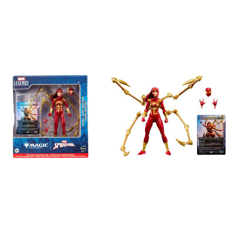 JANE WATSON IRON SPIDER MARVEL LEGENDS MTG FIGURINE 6IN 15 C M