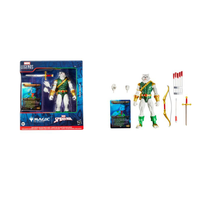 MAN WOLF MARVEL LEGENDS MTG FIGURINE 6IN 15 CM