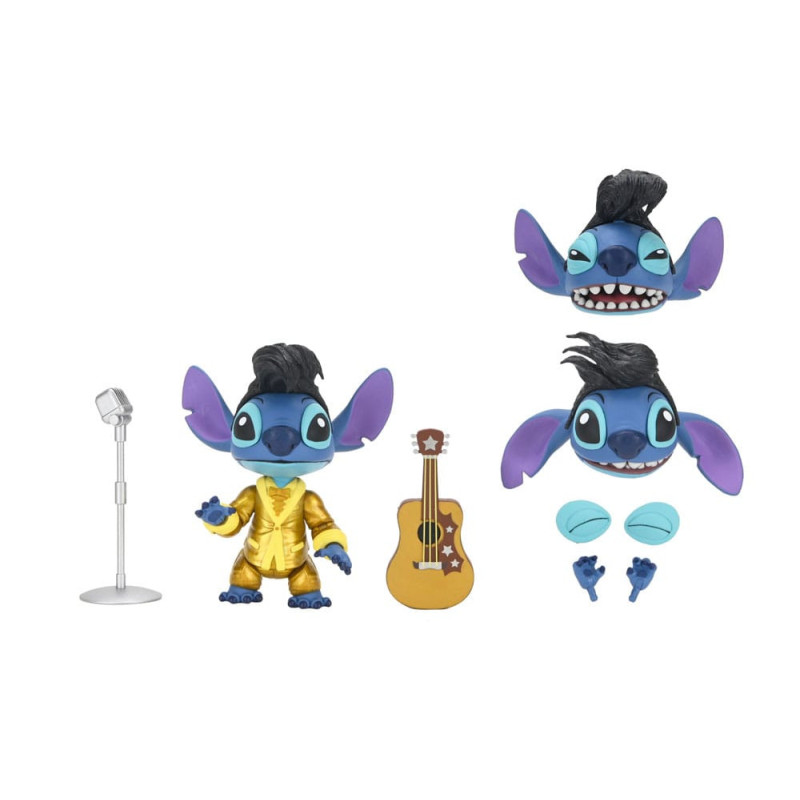 ELVIS STITCH ULTIMATE GOLD SUIT DISNEY LILO ET STITCH 7IN SCALE ACTION