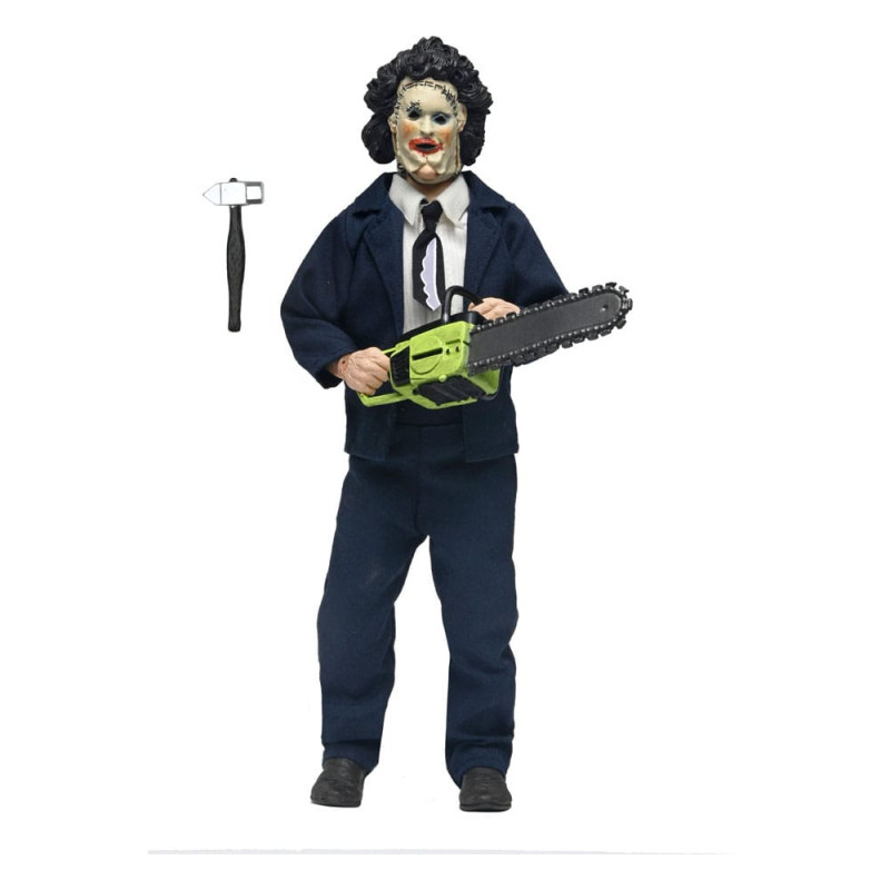 LEATHERFACE PRETTY WOMAN MASK TEXAS CHAINSAW MASSACRE 8IN CLOTHED ACTI