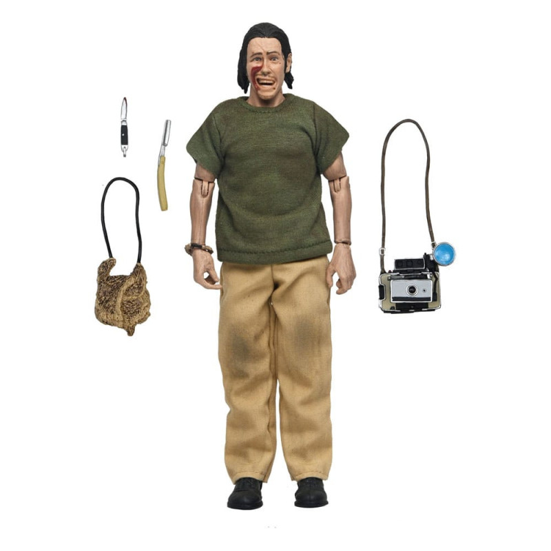 THE HITCHHIKER TEXAS CHAINSAW MASSACRE 8IN CLOTHED ACTION FIGURE 50TH 