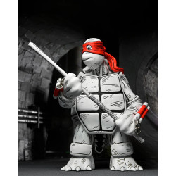BLACK AND WHITE FIRST TURTLES TMNT MIRAGE COMICS 7IN SCALE ACTION FIGU