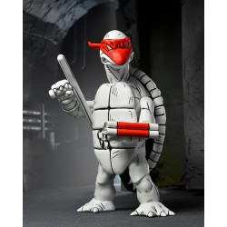 BLACK AND WHITE FIRST TURTLES TMNT MIRAGE COMICS 7IN SCALE ACTION FIGU